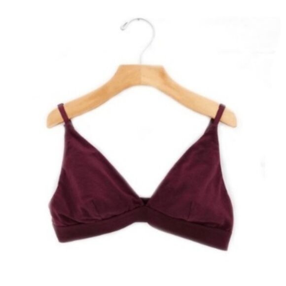 Anemone Other - Burgundy Jersey Bralette